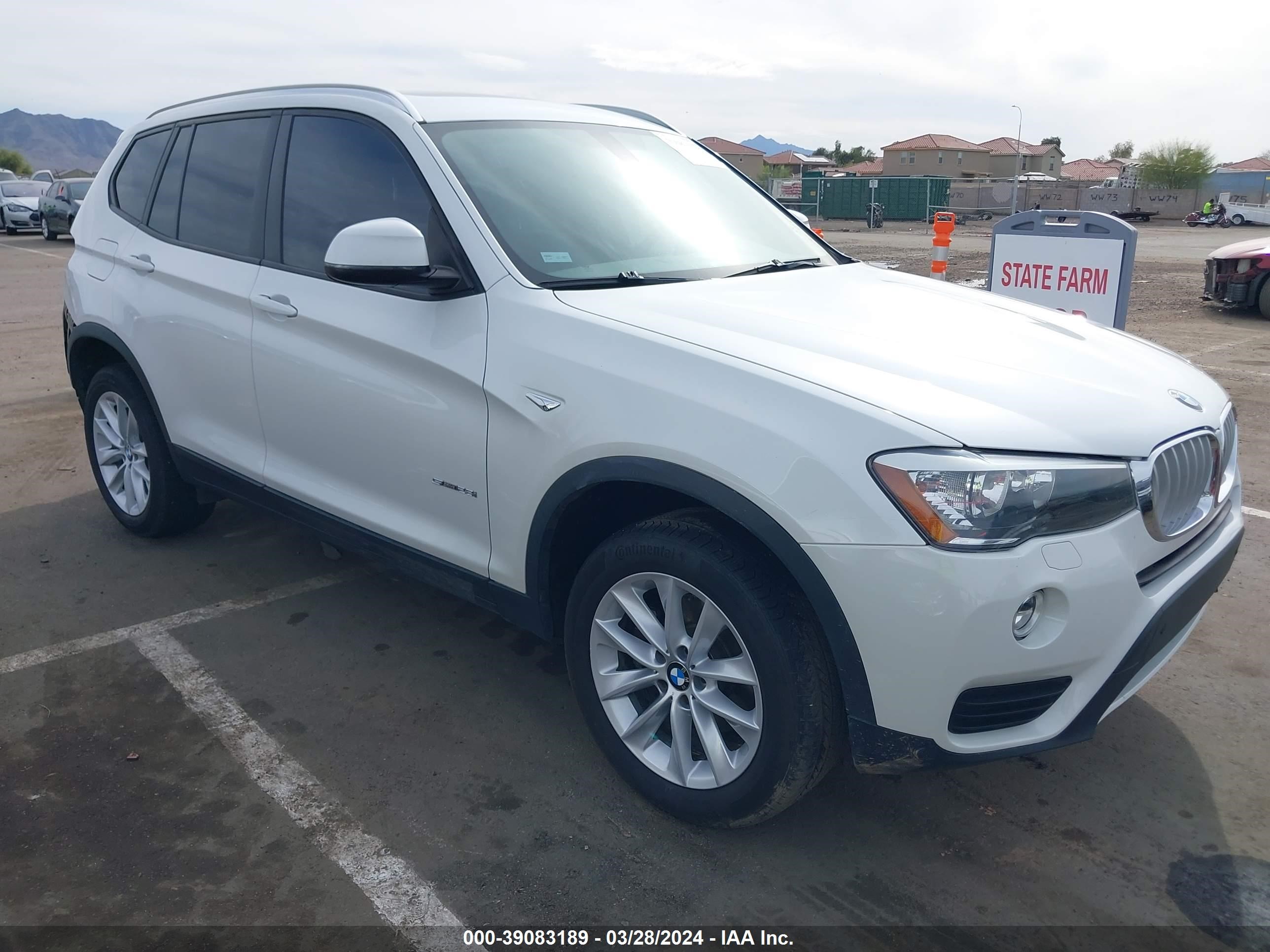 BMW X3 2016 5uxwz7c5xh0u47428