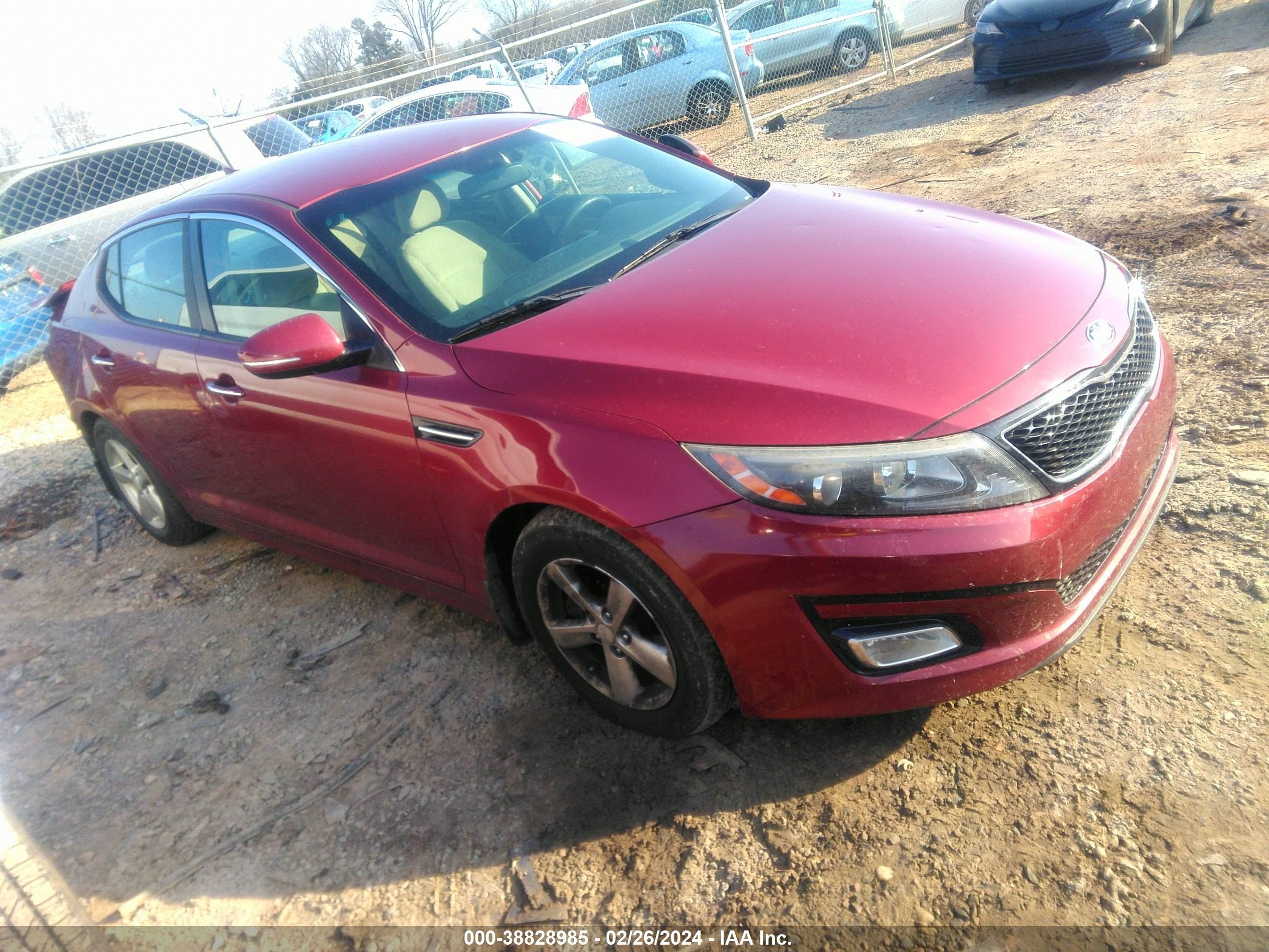 KIA OPTIMA 2015 5xxgm4a70fg509969