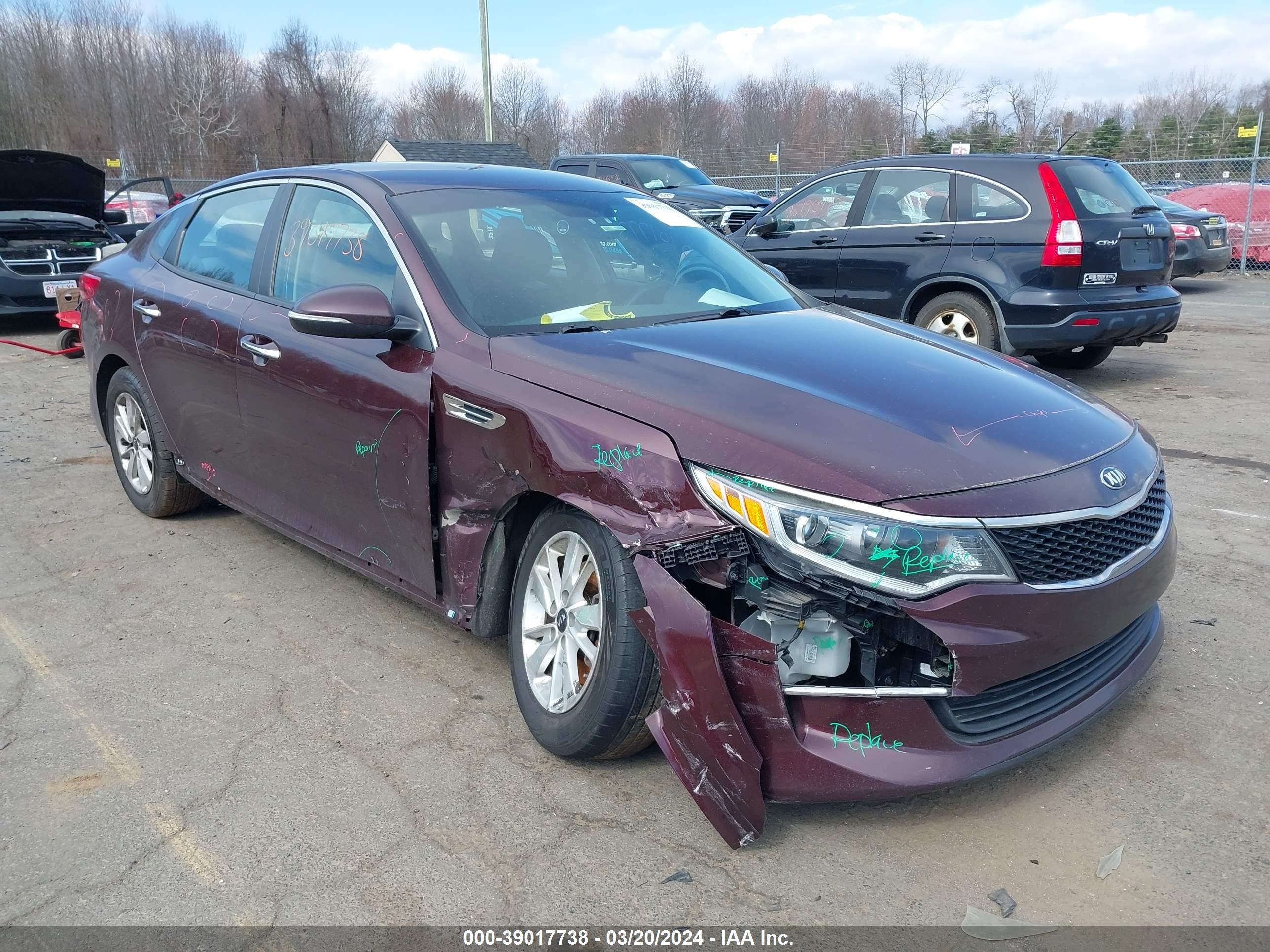 KIA OPTIMA 2016 5xxgt4l30gg026853