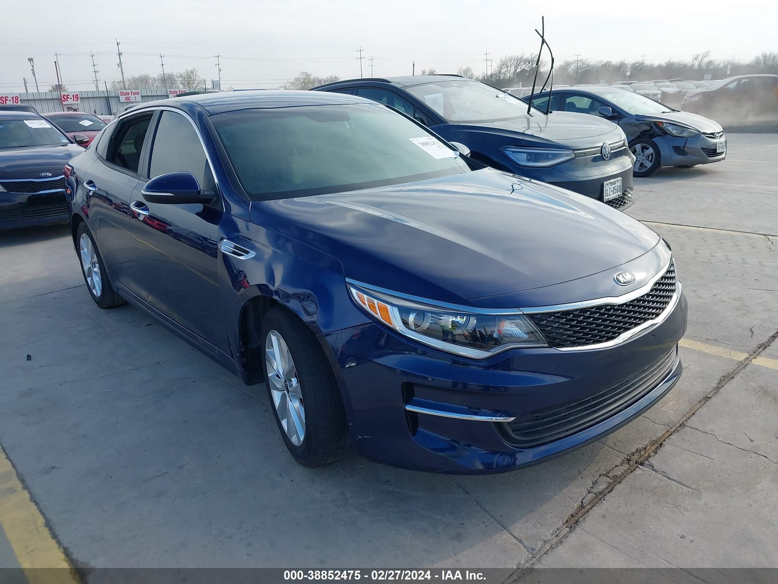 KIA OPTIMA 2018 5xxgt4l39jg274025