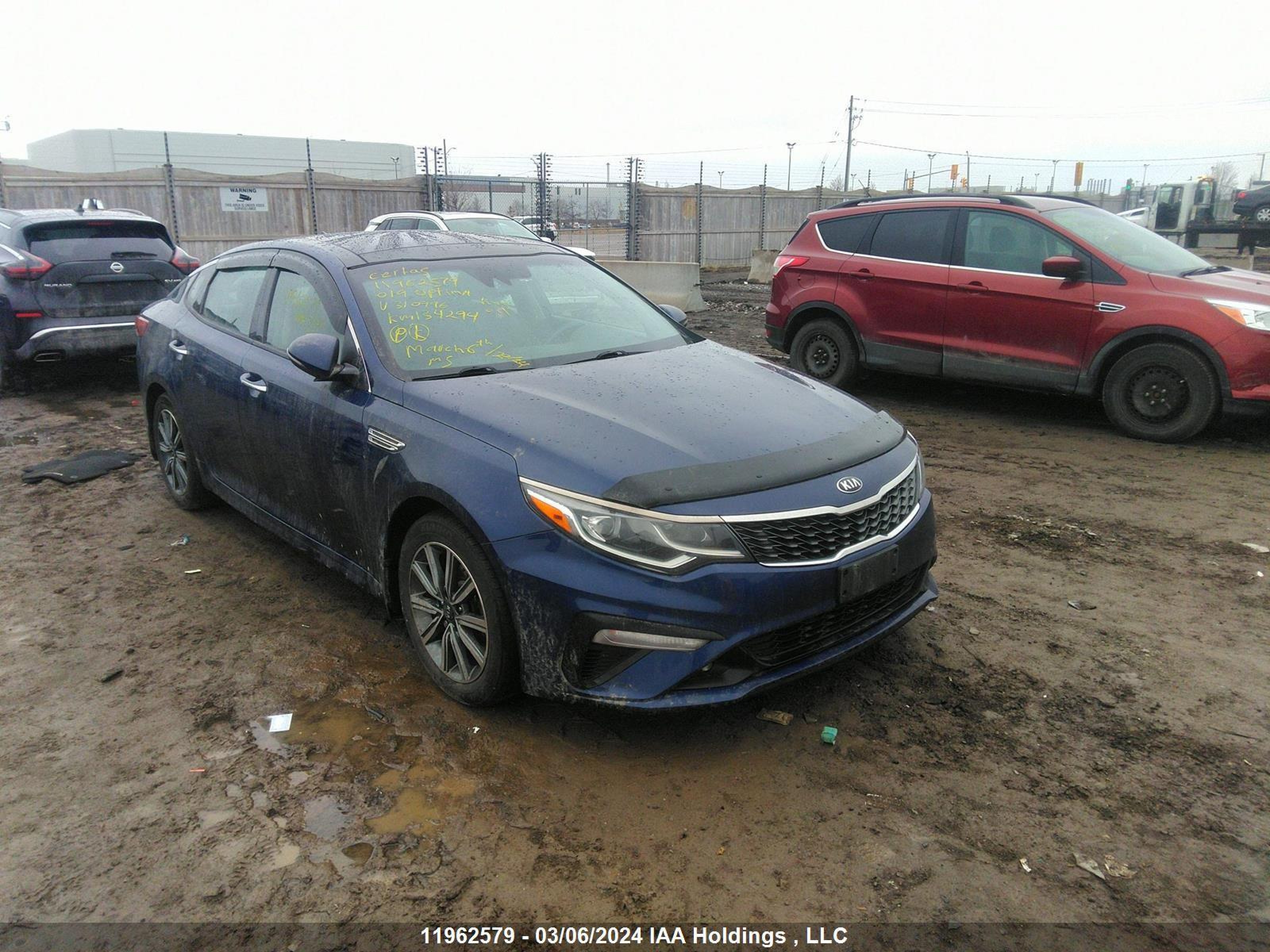 KIA OPTIMA 2019 5xxgu4l3xkg310996