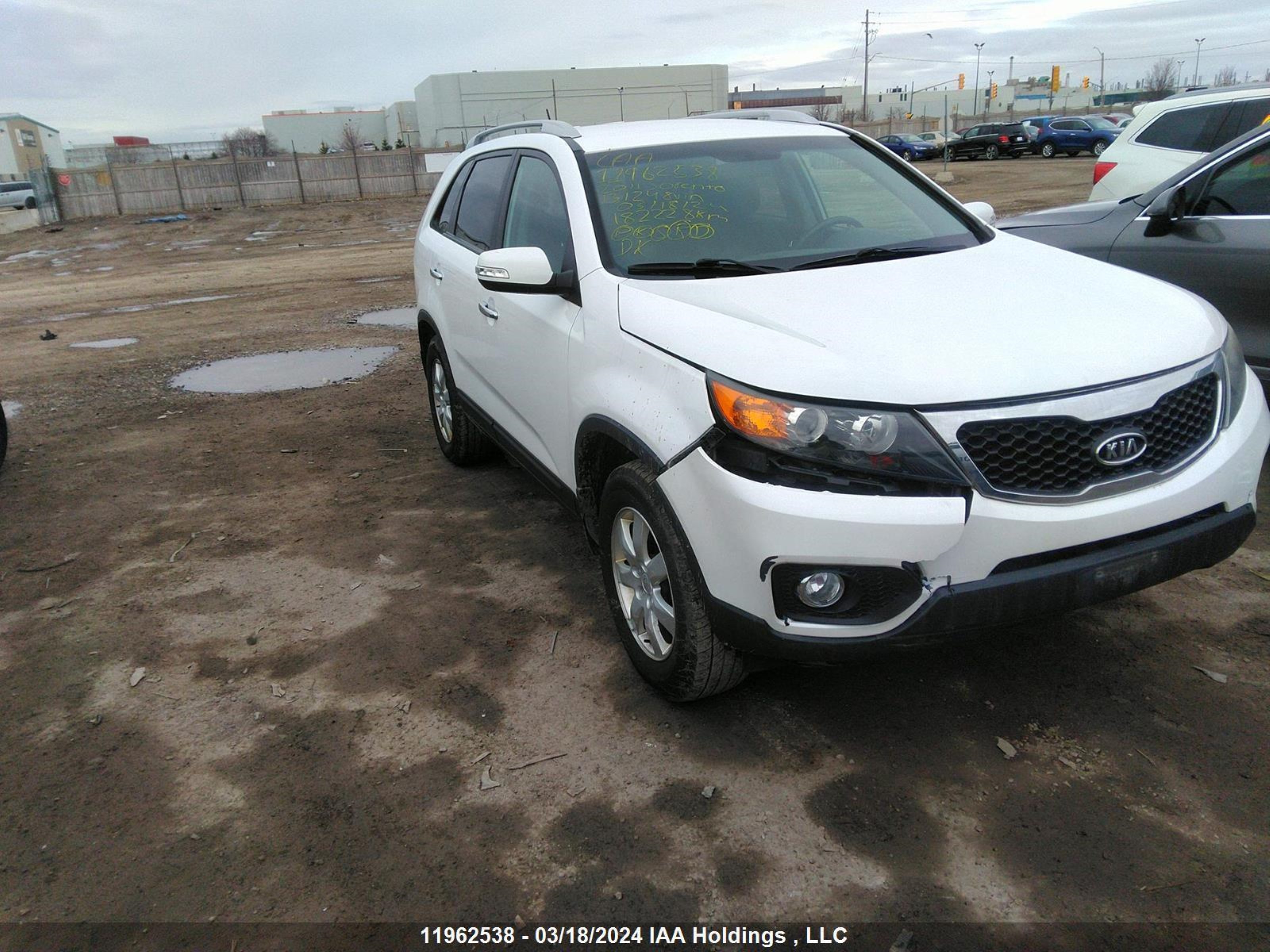 KIA SORENTO 2011 5xykt3a11bg131248