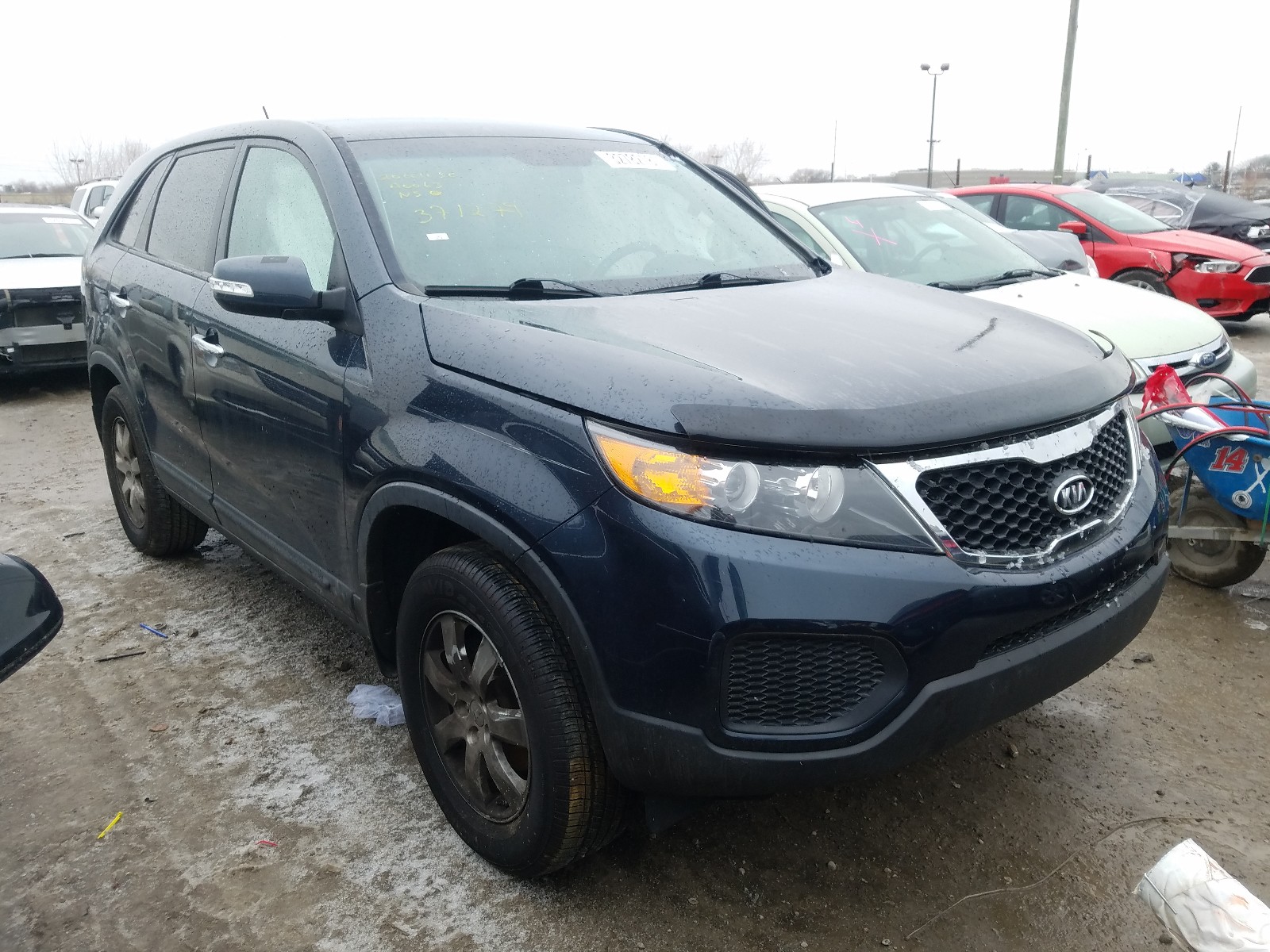 KIA SORENTO LX 2013 5xykt3a12dg371279