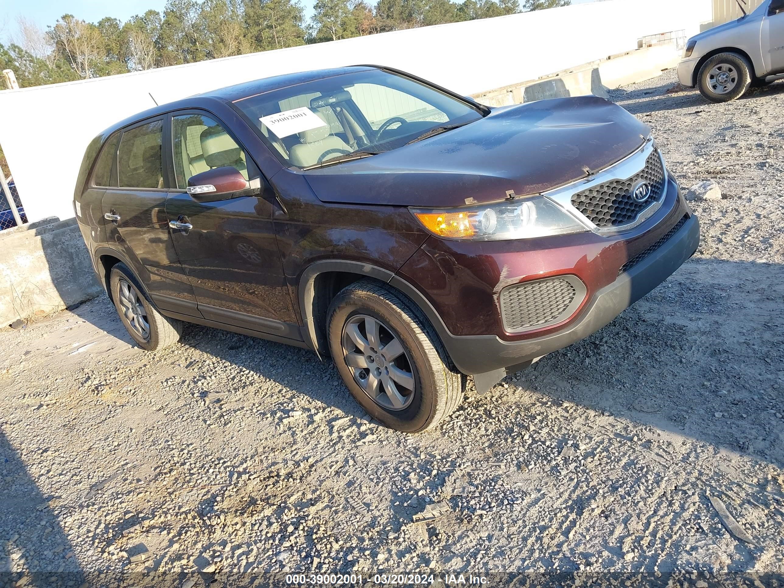 KIA SORENTO 2013 5xykt3a18dg339436