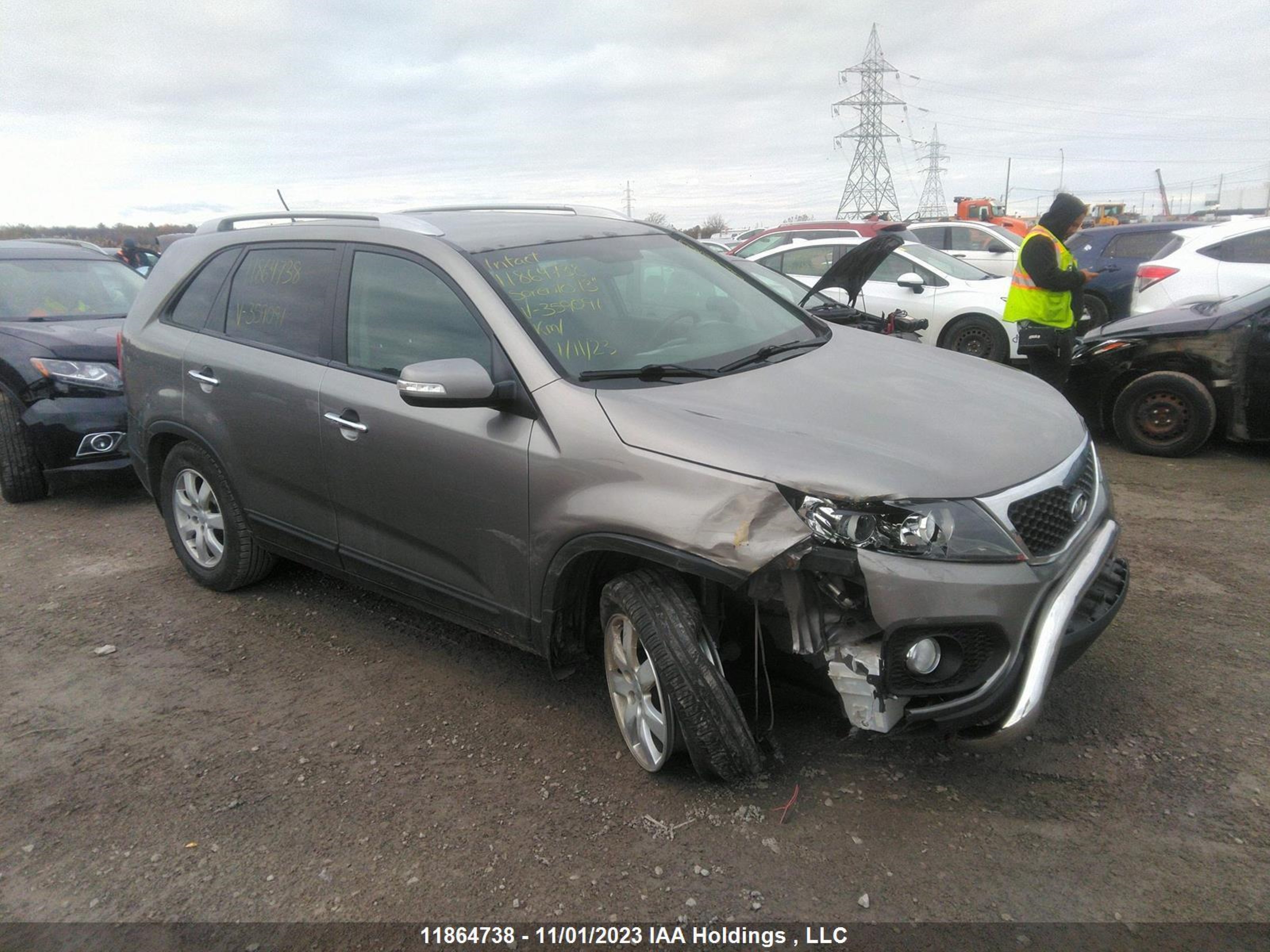 KIA SORENTO 2013 5xykt3a20dg359091