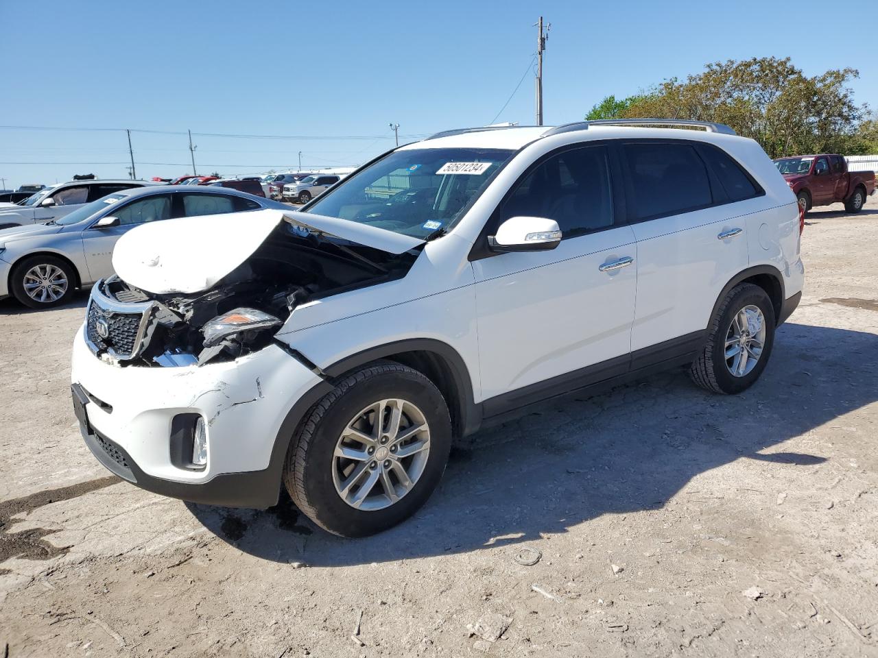 KIA SORENTO 2014 5xykt3a63eg436458