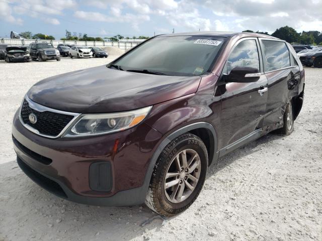 KIA SORENTO LX 2014 5xykt3a63eg487524