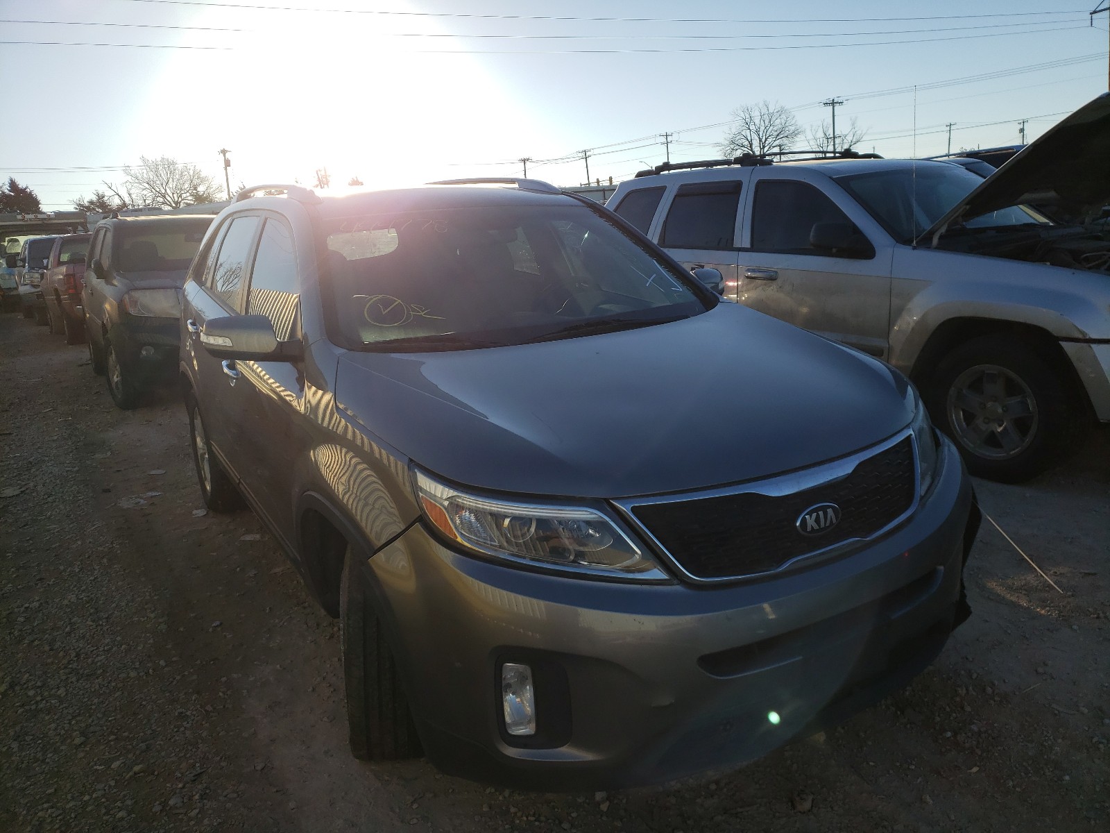 KIA SORENTO LX 2014 5xykt3a66eg499778