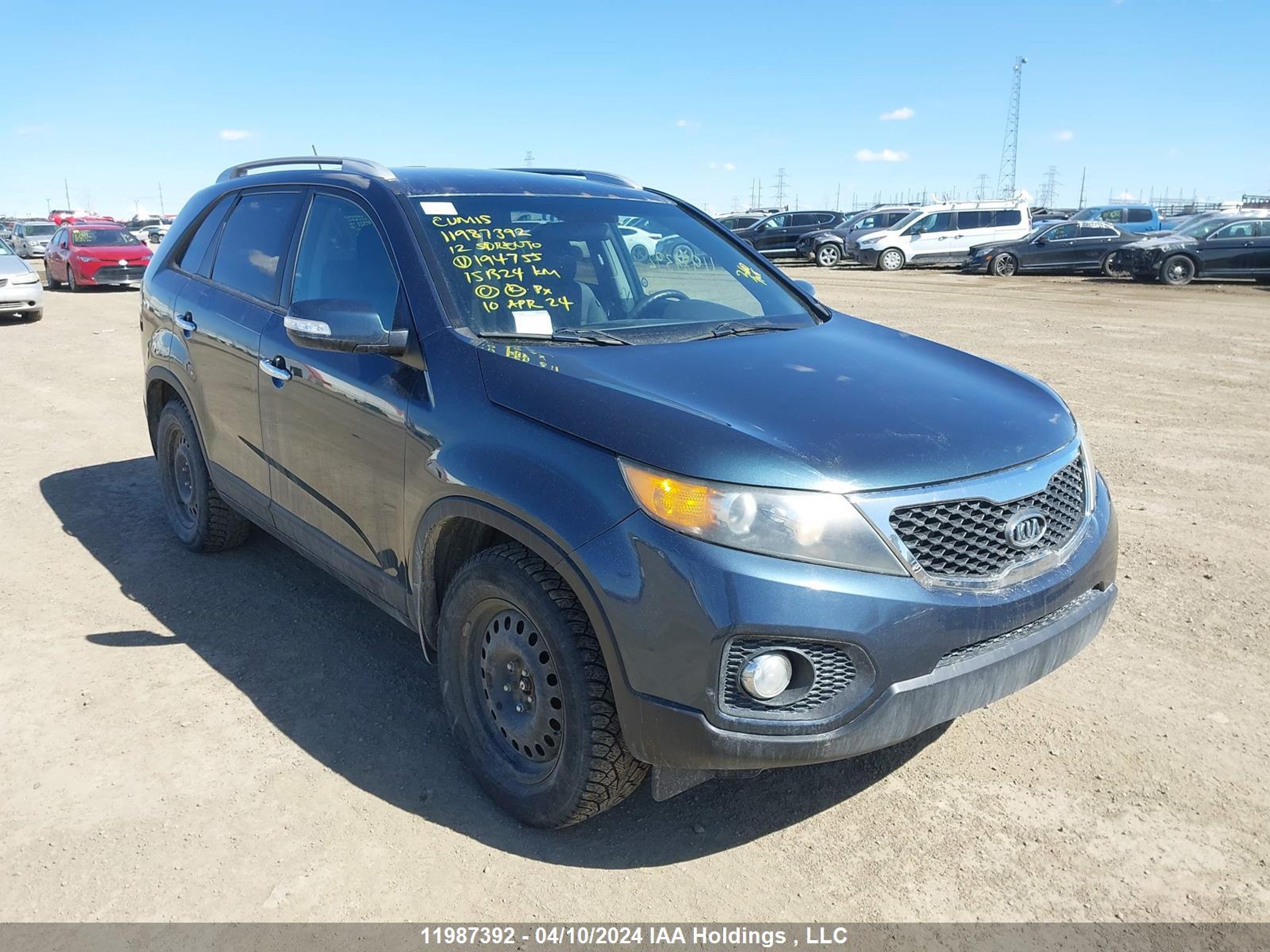 KIA SORENTO 2012 5xykt3a67cg194755