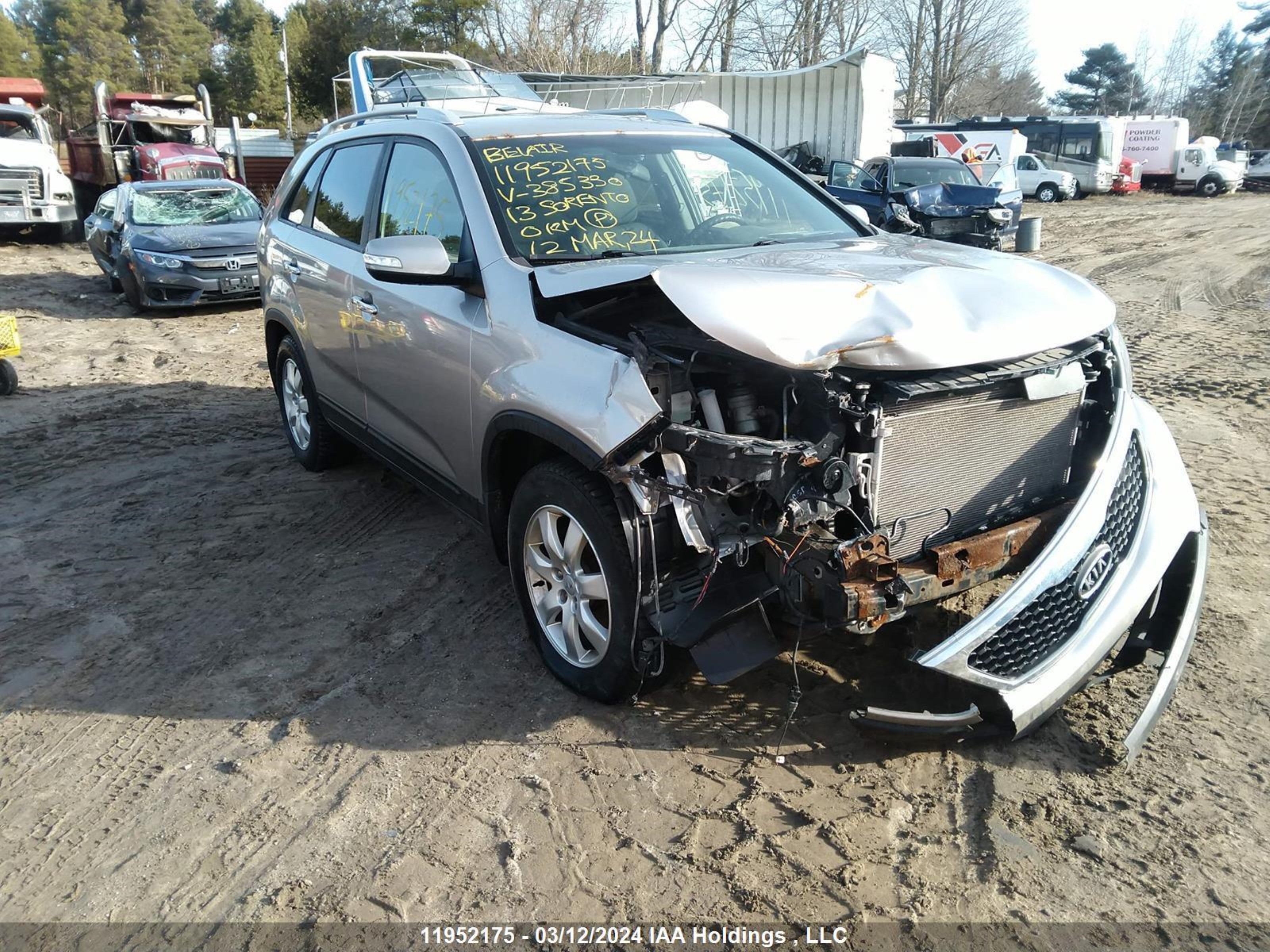 KIA SORENTO 2013 5xykt3a68dg385330