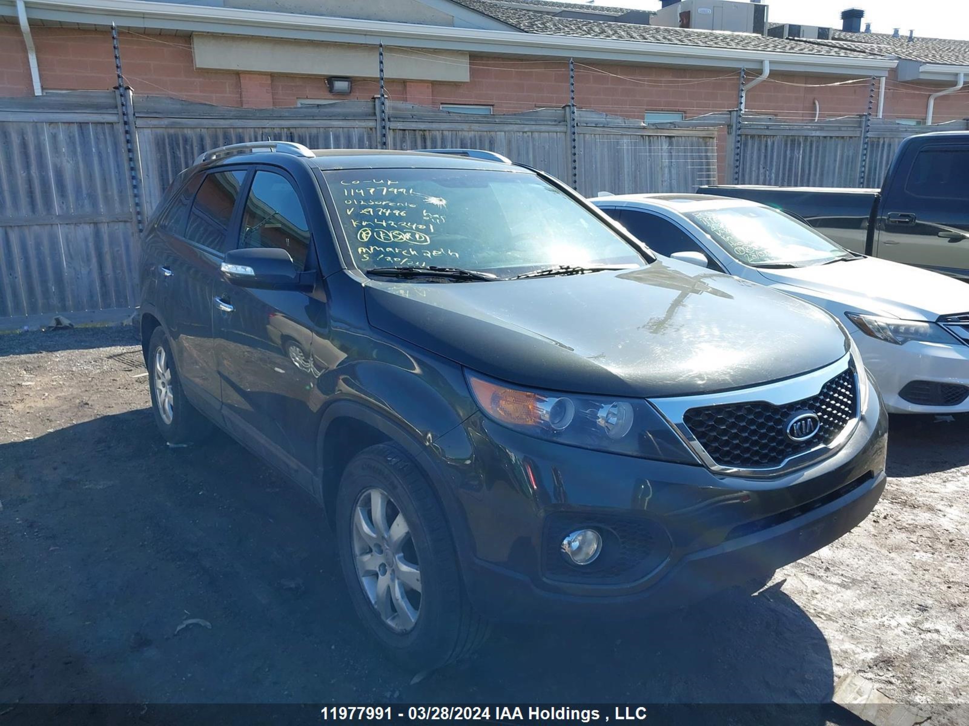 KIA SORENTO 2012 5xykt3a69cg297496