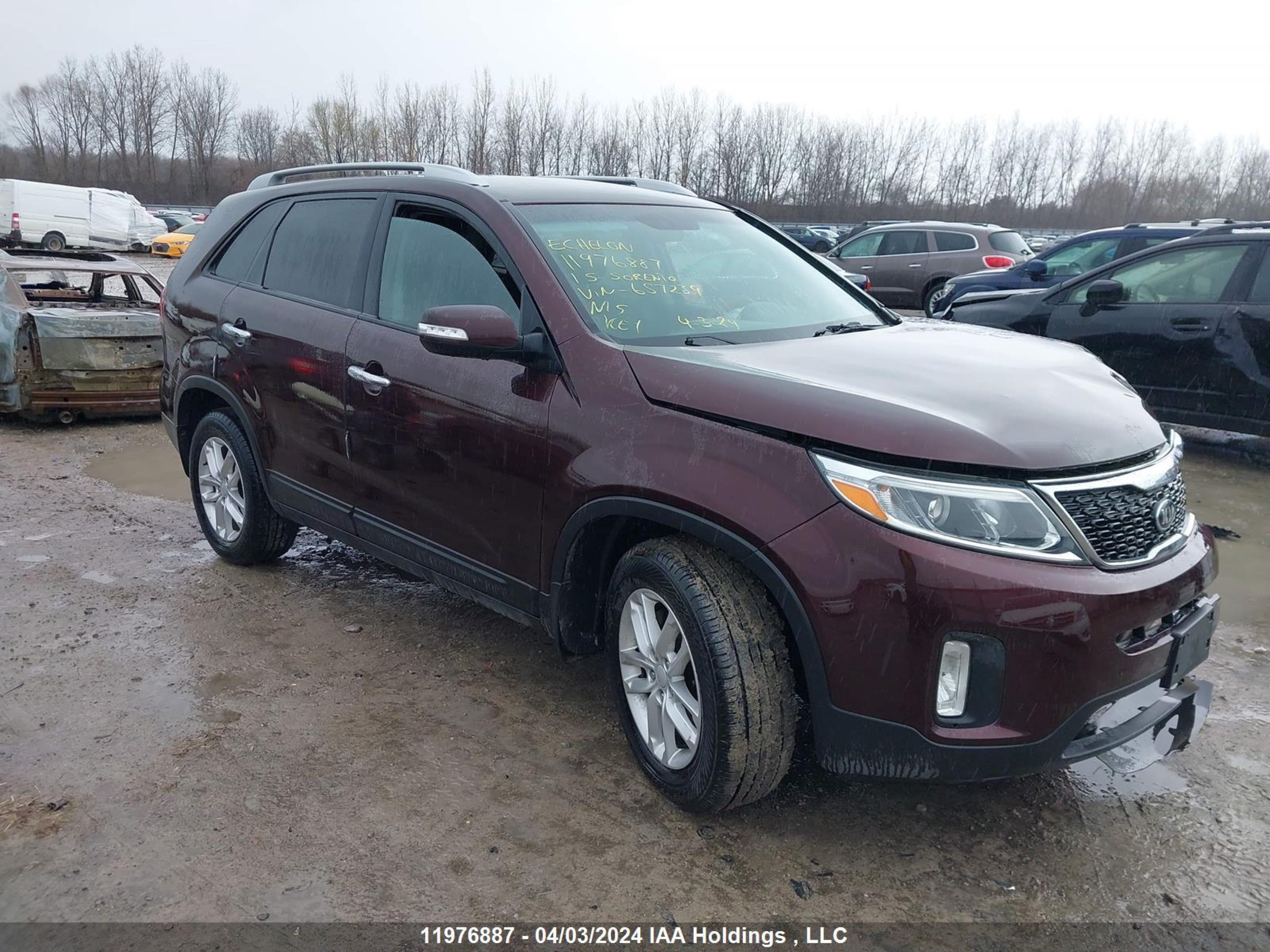 KIA SORENTO 2015 5xykt3a69fg657239