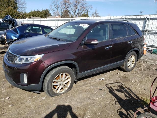 KIA SORENTO LX 2014 5xykt4a62eg454455