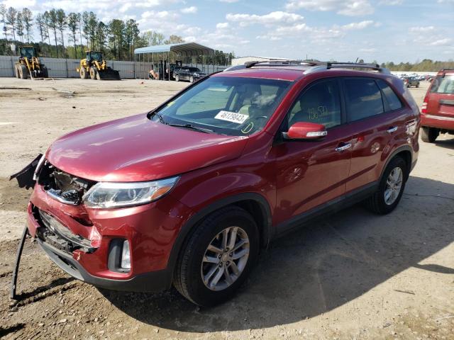 KIA SORENTO LX 2014 5xykt4a66eg433222