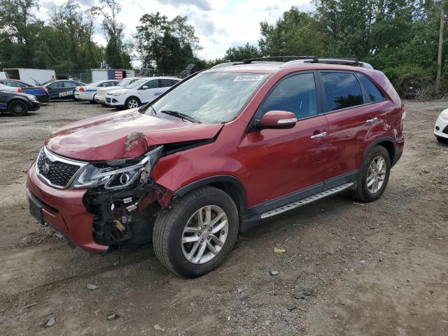 KIA SORENTO LX 2014 5xykt4a66eg471405