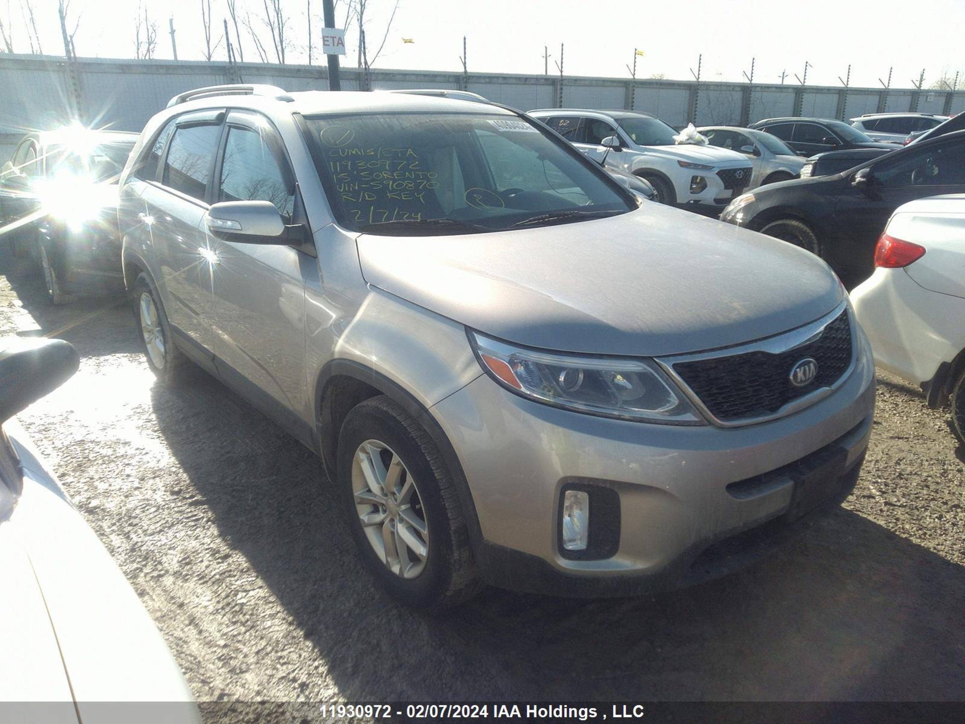 KIA SORENTO 2015 5xykt4a70fg590870