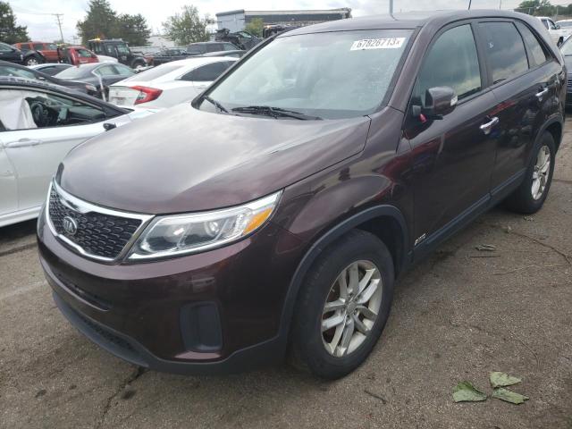 KIA SORENTO LX 2014 5xyktca60eg460345