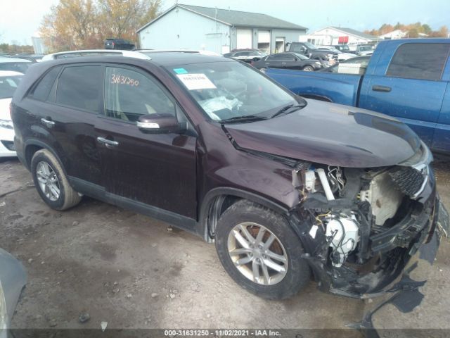 KIA SORENTO 2014 5xyktca60eg465125