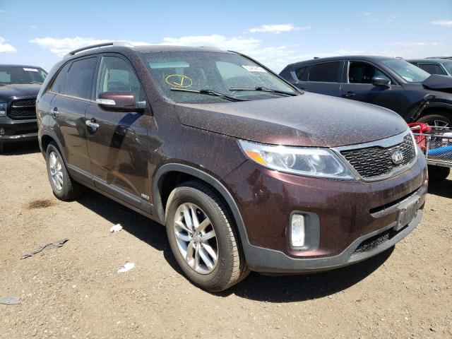 KIA SORENTO LX 2014 5xyktca60eg476660