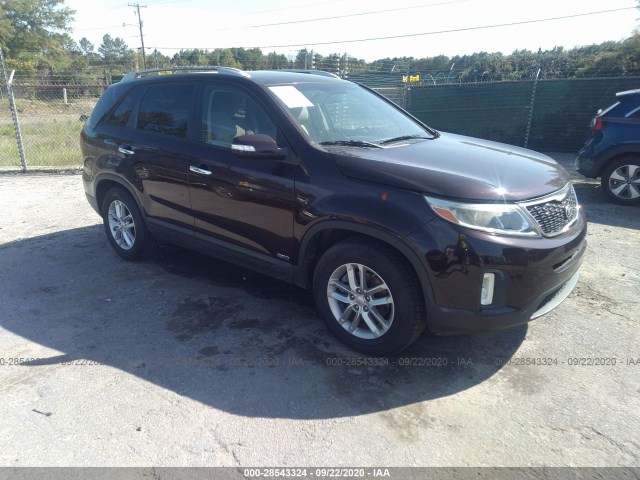 KIA SORENTO 2014 5xyktca60eg497394