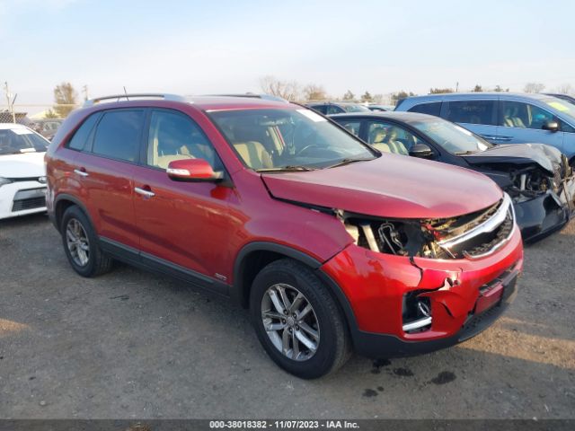 KIA SORENTO 2014 5xyktca60eg524397