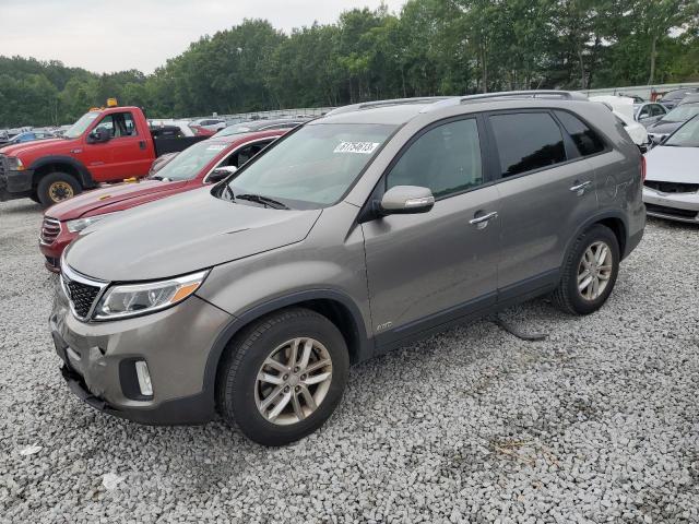 KIA SORENTO LX 2014 5xyktca61eg443022