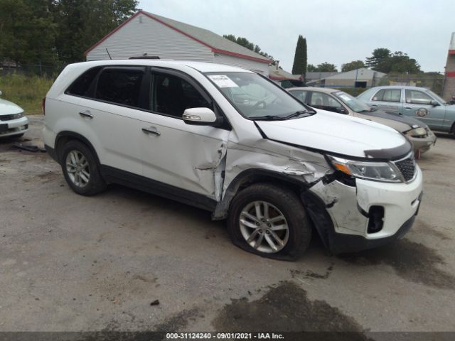 KIA SORENTO 2014 5xyktca61eg459351