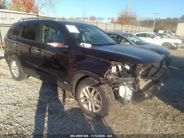 KIA SORENTO 2014 5xyktca61eg470494