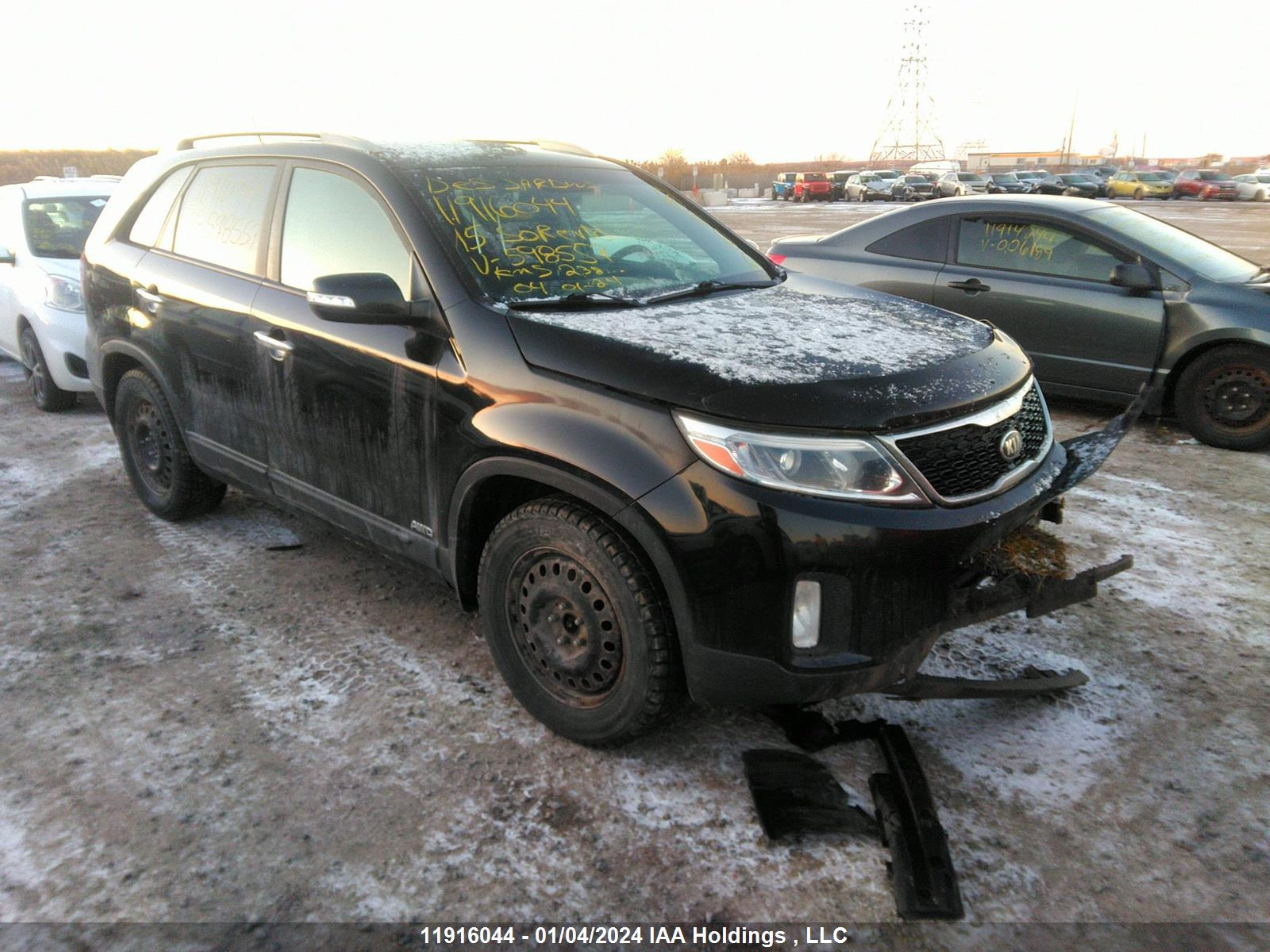 KIA SORENTO 2015 5xyktca61fg598557