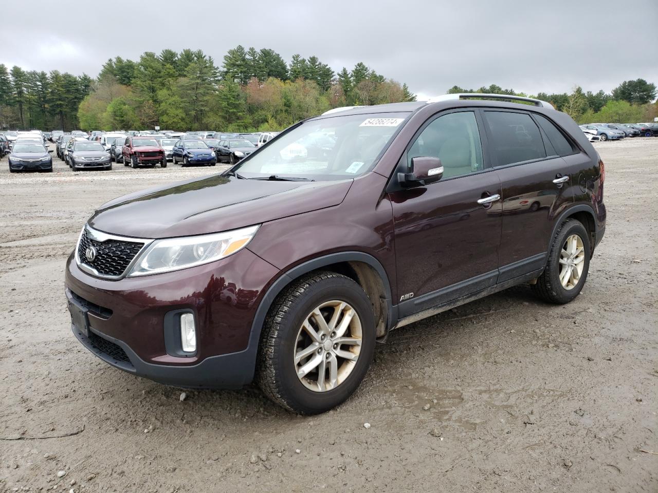 KIA SORENTO 2015 5xyktca61fg654402