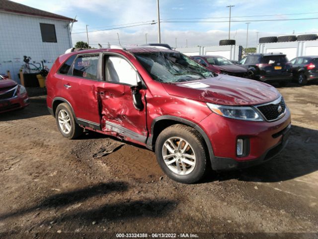 KIA SORENTO 2014 5xyktca62eg543601