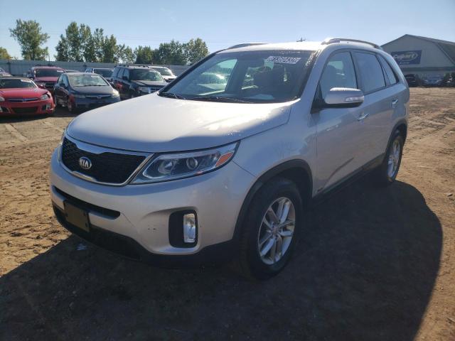 KIA SORENTO LX 2015 5xyktca62fg586157