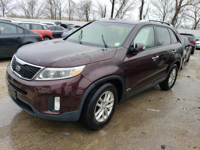 KIA SORENTO LX 2014 5xyktca63eg447332