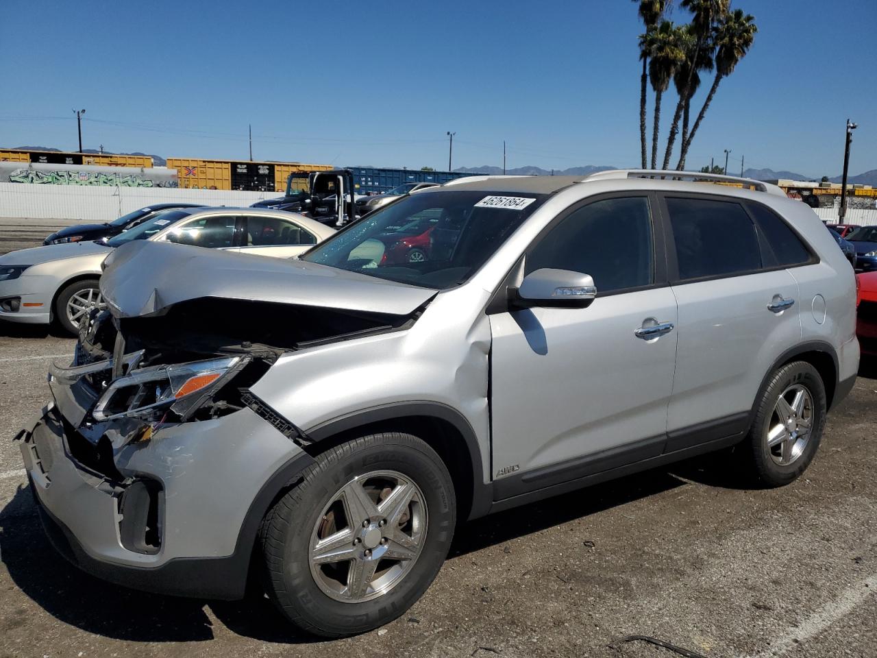 KIA SORENTO 2014 5xyktca63eg465619