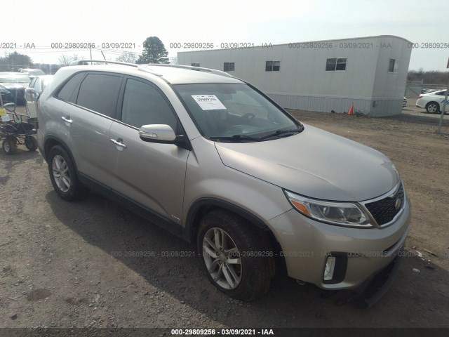 KIA SORENTO 2014 5xyktca63eg500479