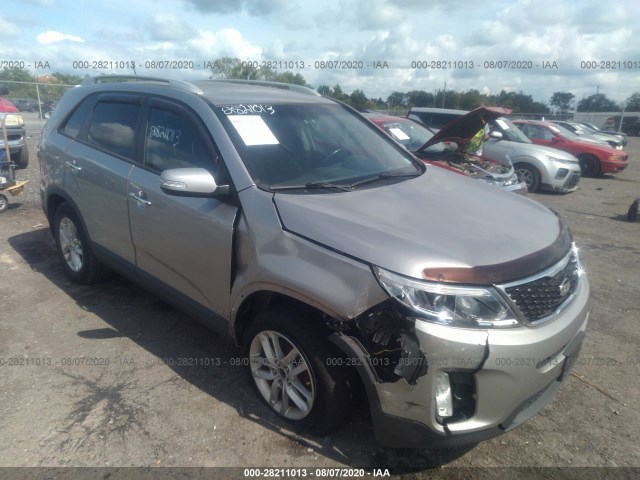 KIA SORENTO 2014 5xyktca63eg534941