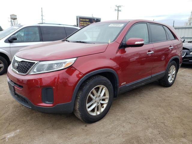 KIA SORENTO LX 2014 5xyktca63eg544109