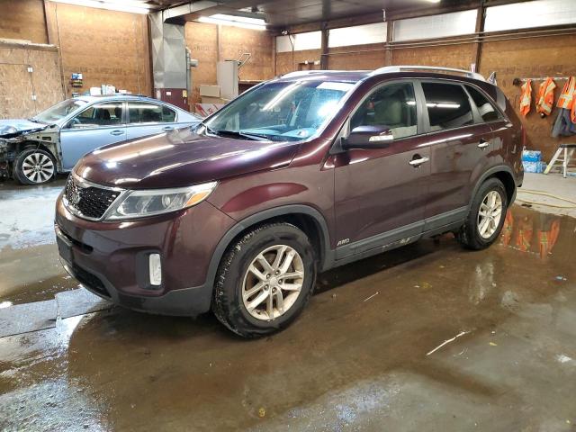 KIA SORENTO LX 2015 5xyktca63fg562790