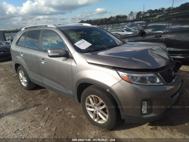 KIA SORENTO 2015 5xyktca63fg642588