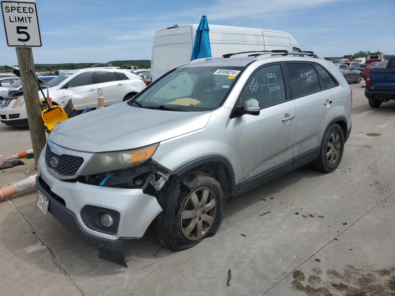 KIA SORENTO 2012 5xyktca64cg206070