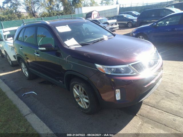 KIA SORENTO 2014 5xyktca64eg442172