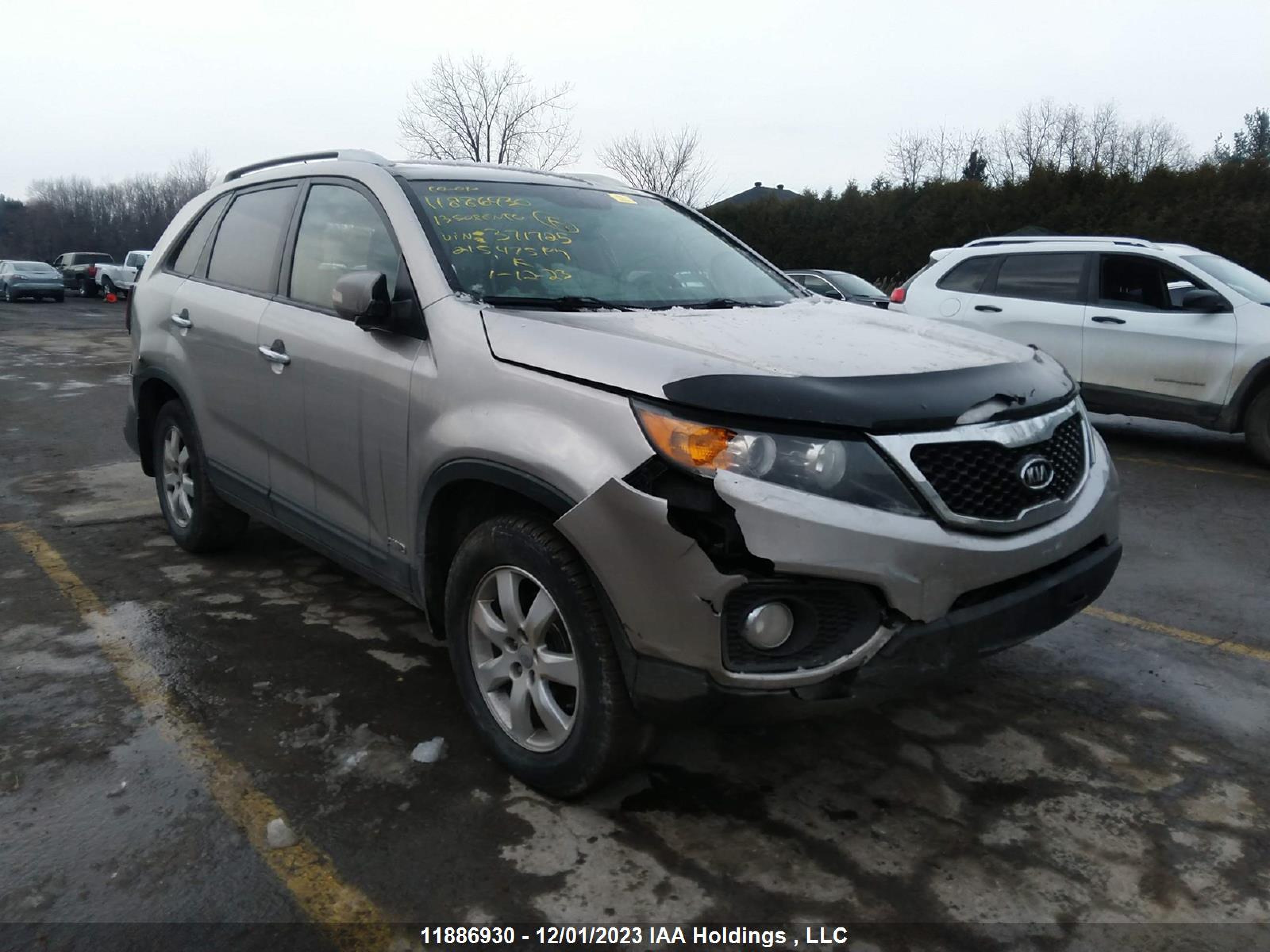 KIA SORENTO 2013 5xyktca65dg371725