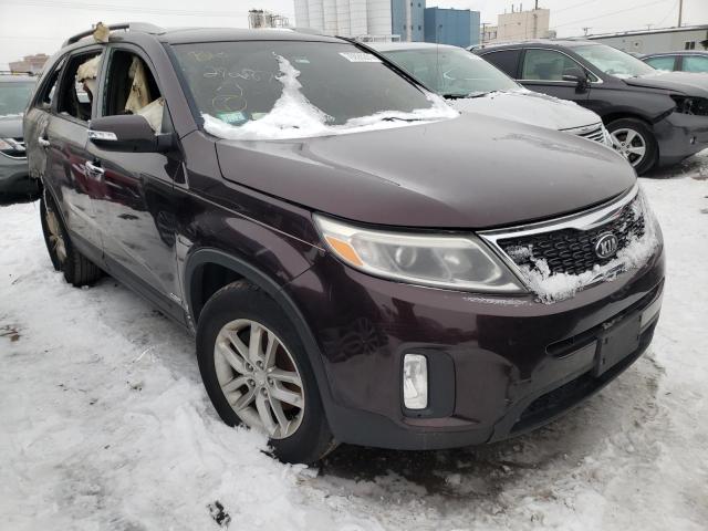 KIA SORENTO LX 2014 5xyktca65eg446795