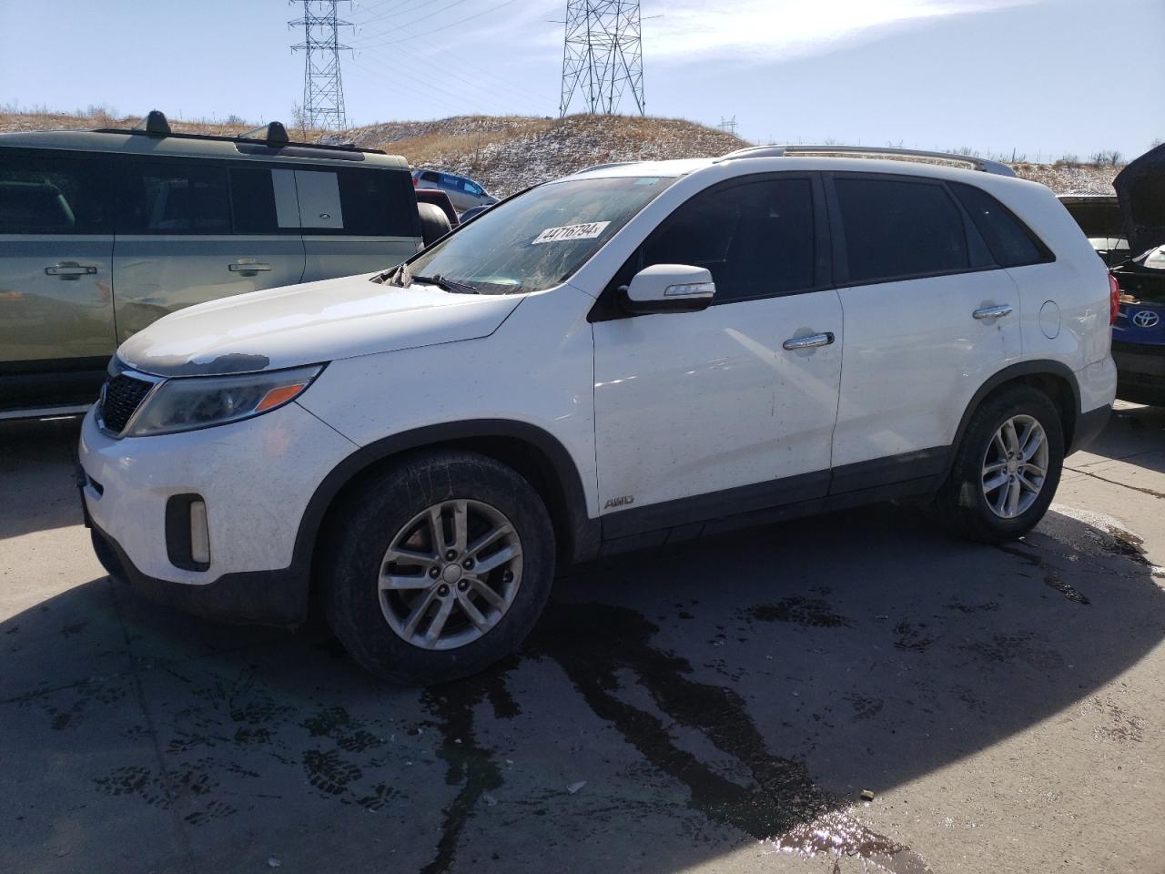 KIA SORENTO 2014 5xyktca65eg465234