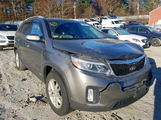 KIA SORENTO LX 2014 5xyktca65eg483586