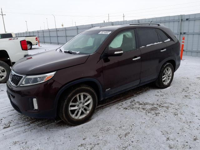 KIA SORENTO LX 2014 5xyktca65eg529871