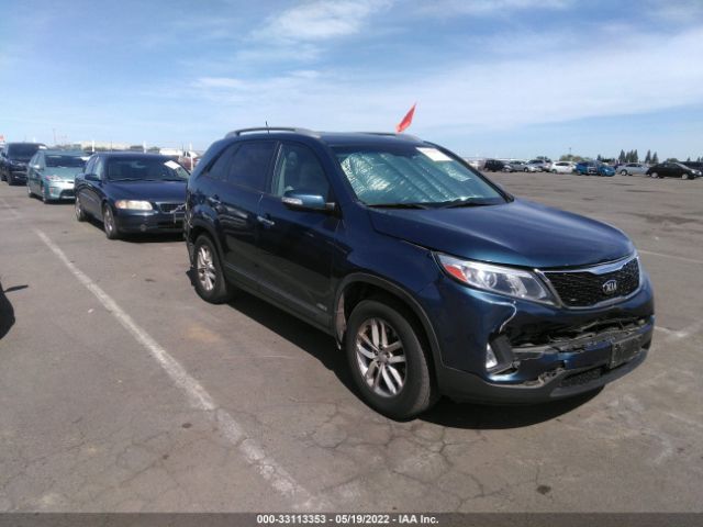 KIA SORENTO 2014 5xyktca65eg535623