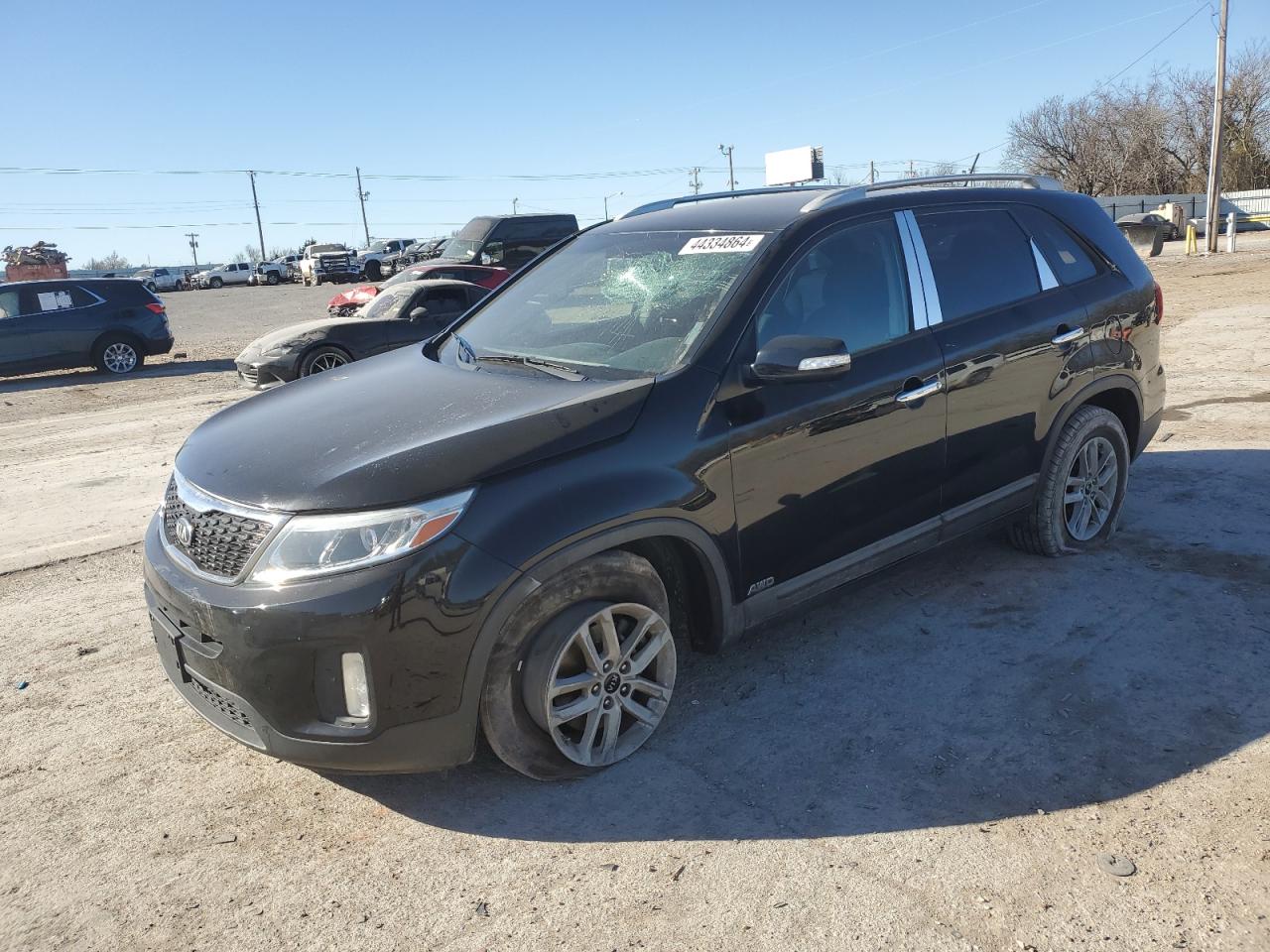 KIA SORENTO 2014 5xyktca65eg539218