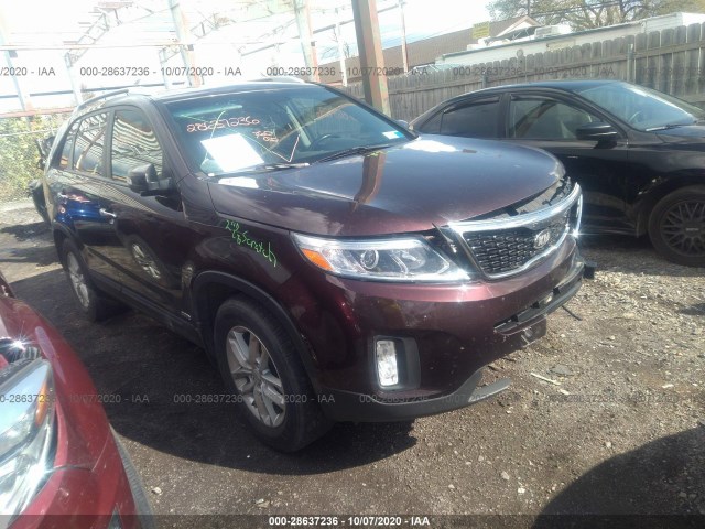 KIA SORENTO 2014 5xyktca65eg539509