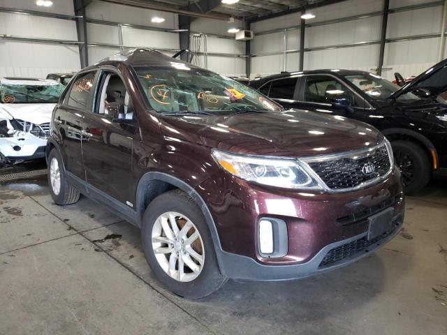 KIA SORENTO LX 2015 5xyktca65fg571295